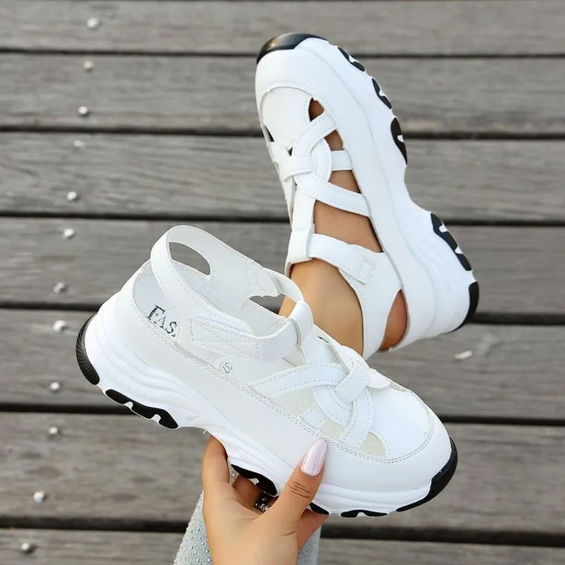 Leather Sneaker Care Kit - Sandal Olahraga Ortopedi Wanita yang Nyaman,