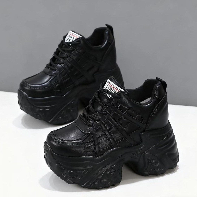 Leather Sneaker Care Kit - Sepatu Sneakers Platform Wedge Kulit Asli