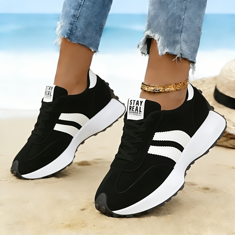 Sepatu kets platform bergaris  - Leather Sneaker Care Kit ulasan dan harga